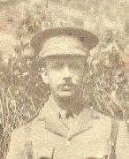Brooks Ernest 7 Whitehouse Road in WWI uniform cropped Clive Organ