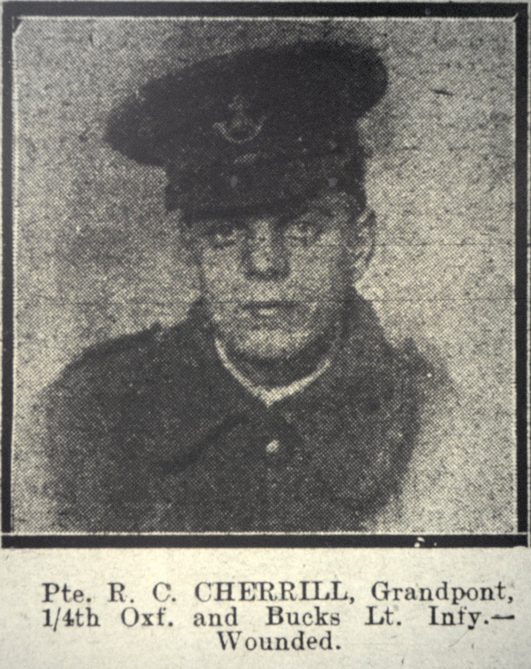 Cherrill wounded OJI 16-08-1916 p6 smaller