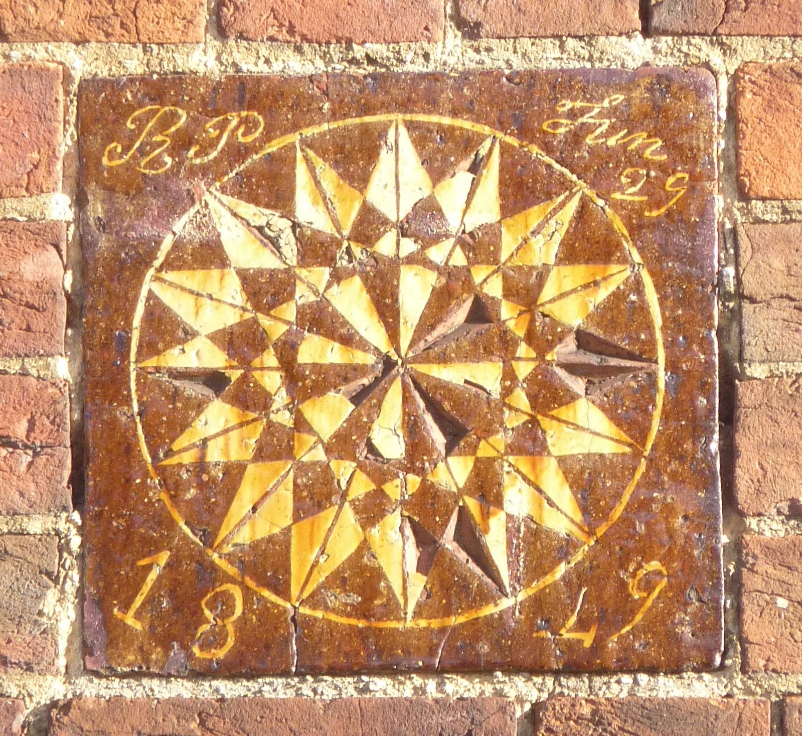 202 Abingdon Road date plaque